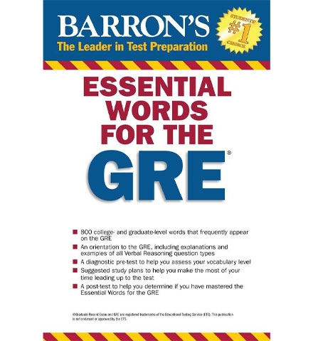 کتاب Barrons 800 Essential Words for GRE