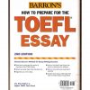 کتاب Barron's How to Prepare for the TOEFL Essay
