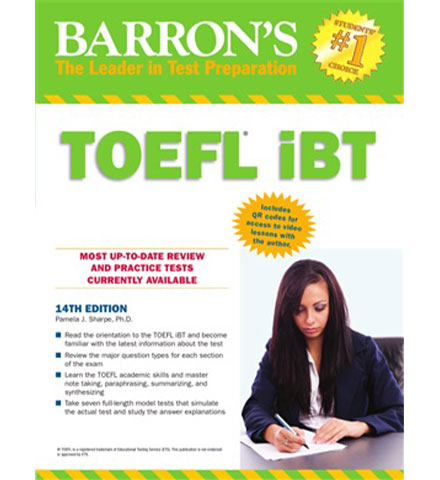 کتاب Barron's TOEFL iBT 15th Edition