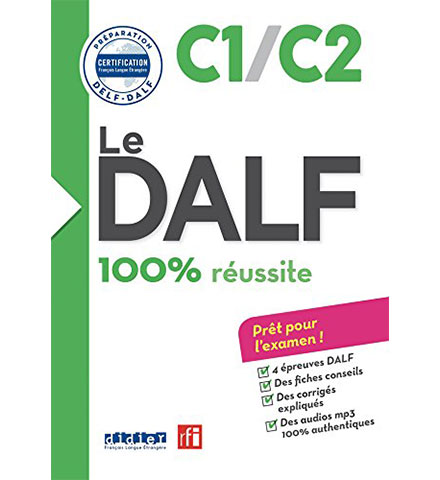 کتاب Le DALF 100% Réussite C1 C2