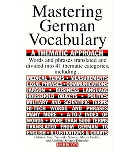 کتاب Mastering German Vocabulary