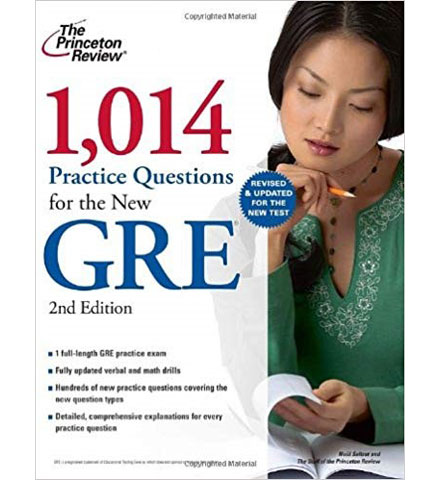 کتاب Princetons 1014 Practice Questions for the New GRE