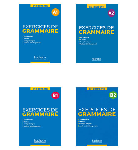 دانلود مجموعه کتاب های En Contexte - Exercices de grammaire از انتشارات Hachette