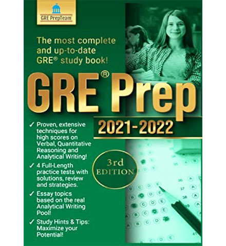 فایل کتاب GRE Prep Team 2021-2022 complete practice test