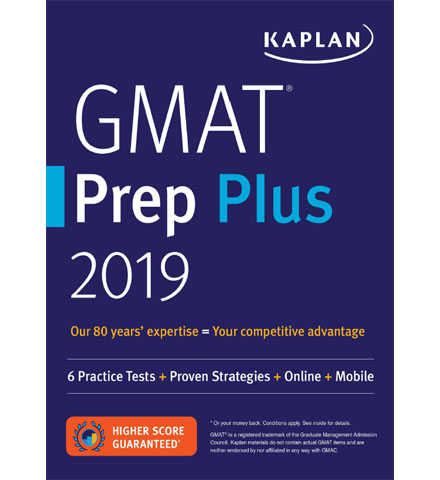 Kaplan GMAT Prep Plus 2019