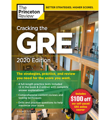 فایل کتاب The Princeton Review cracking the gre with 4 practice tests 2020