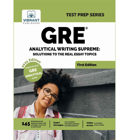 فایل کتاب Vibrant - GRE Analytical Writing Supreme Solutions to the Real Essay Topics 2021