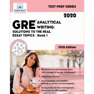 فایل کتاب Vibrant - GRE Analytical Writing - Solutions to the Real Essay Topics - Book 1 (2020)