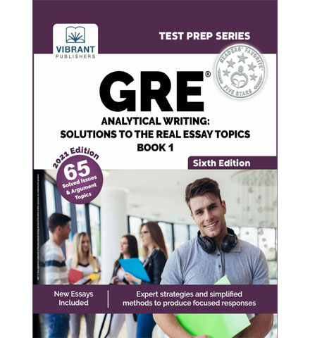 فایل کتاب Vibrant - GRE Analytical Writing - Solutions to the Real Essay Topics - Book 1 (2021)