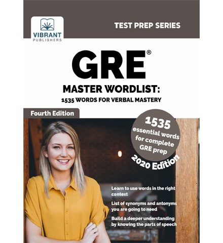 فایل کتاب Vibrant - GRE Master Wordlist - 1535 Words for Verbal Mastery 2020