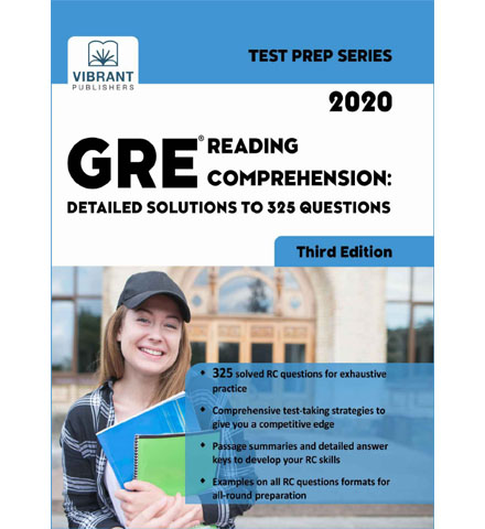 فایل کتاب Vibrant - GRE Reading Comprehension - Detailed Solutions to 325 Questions 2020
