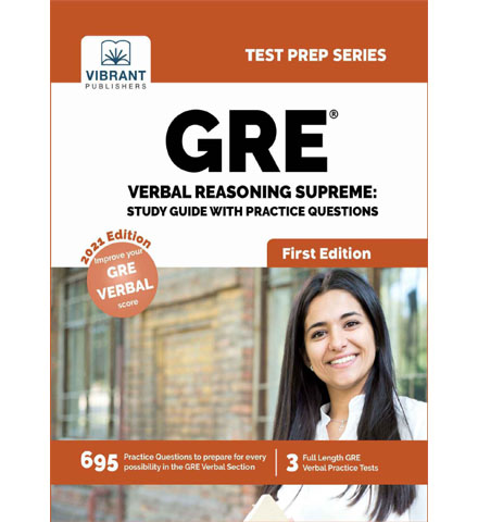 فایل کتاب Vibrant - GRE Verbal Reasoning Supreme - Study Guide with Practice Questions 2021