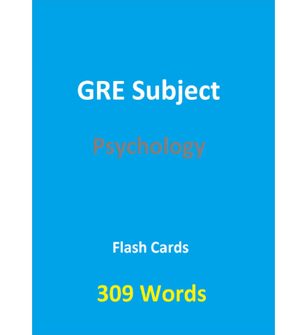 فایل کتاب 309 Words GRE Psychology