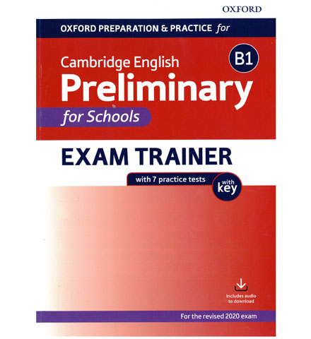 فایل کتاب Oxford Preliminary for Schools Exam Trainer